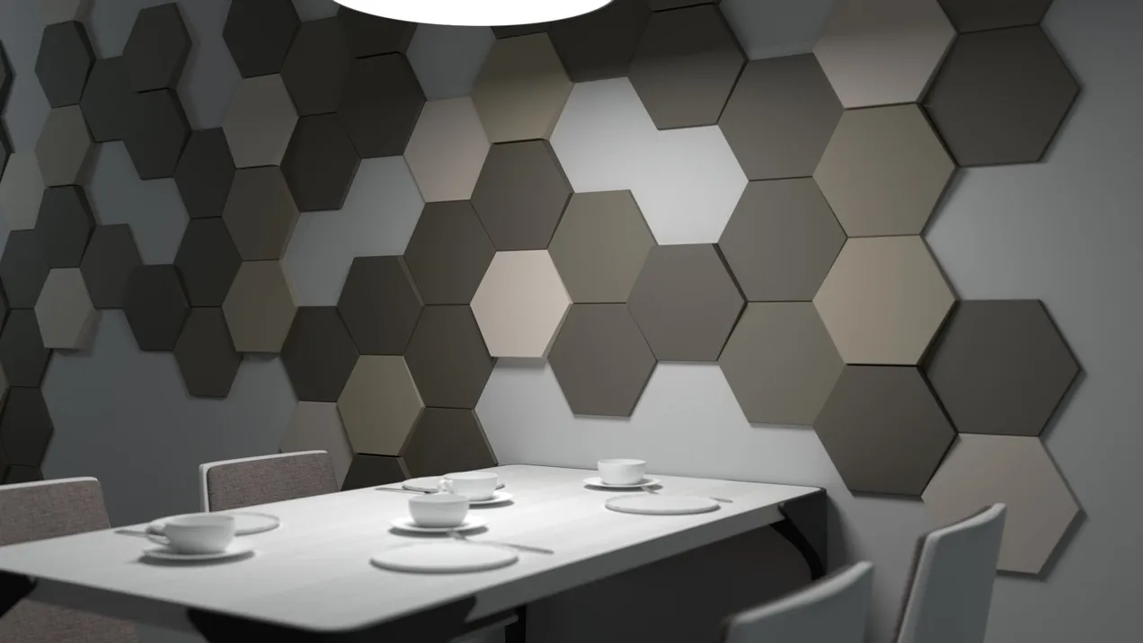 Соты Моно - 3д панель