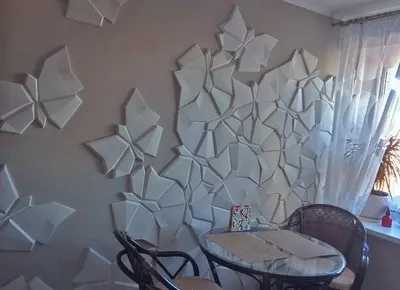 Бабочка 3Д панель