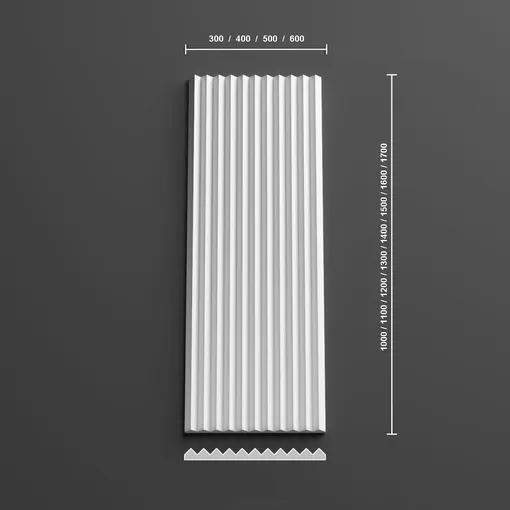 Длинные 3D Панели XL   Изготовим индивидуально под ваши размеры!