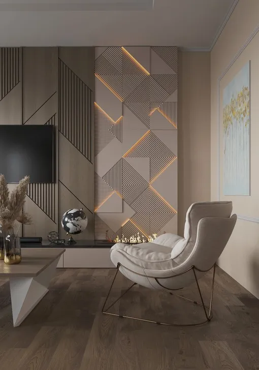 3D панели для стен с LED подсветкой