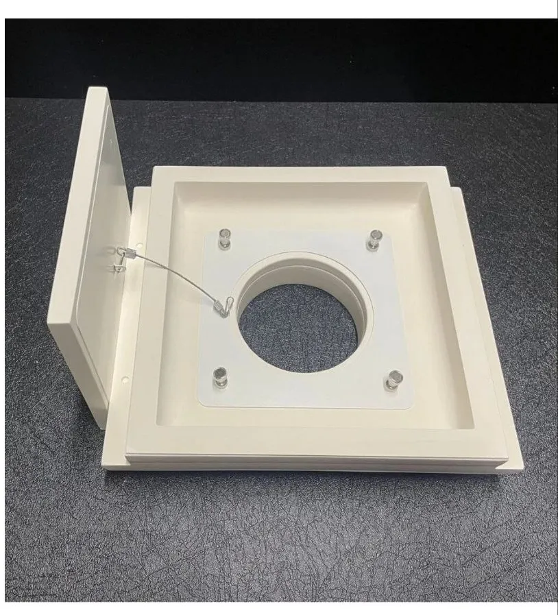 Встраиваемый гипсовый диффузор OSGA 250x250/Ø100