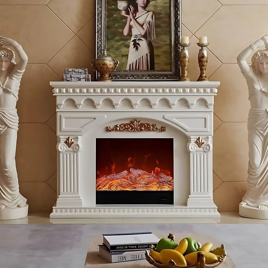 Каминный портал гипсовый КН3