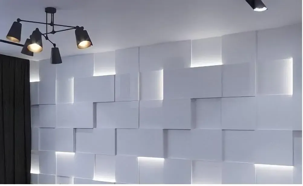 Большие KVADRO 3Д панели световые LED