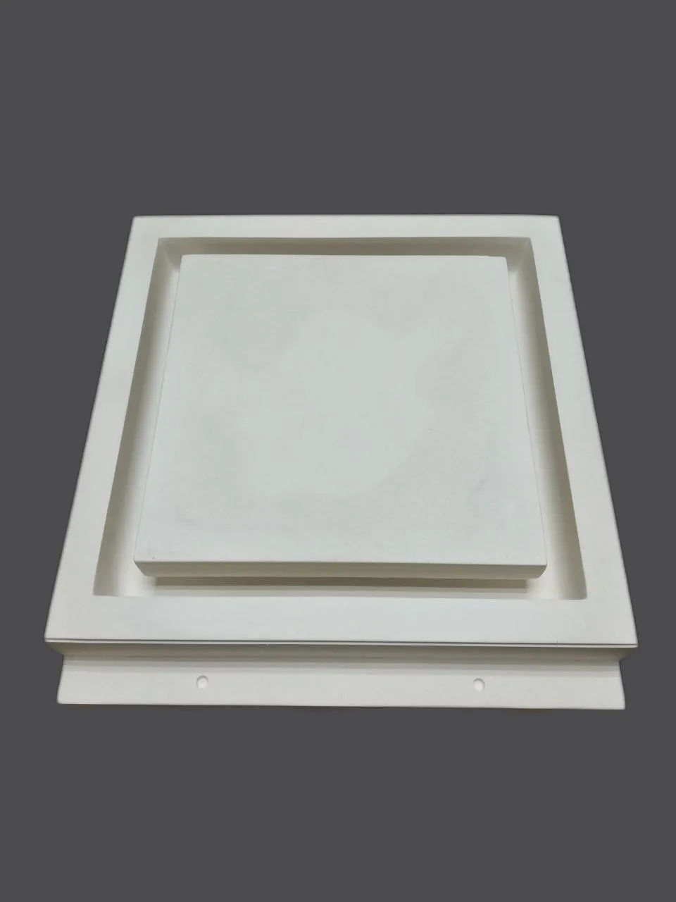 Встраиваемый гипсовый диффузор OSGA 250x250/Ø100