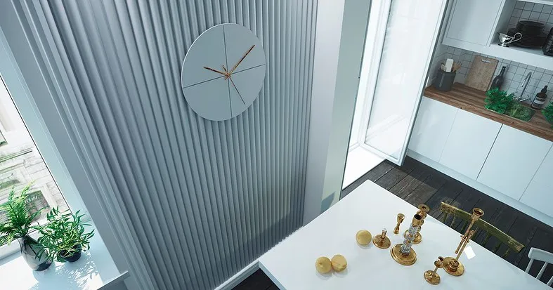 Паралайн в объеме 3Д панель