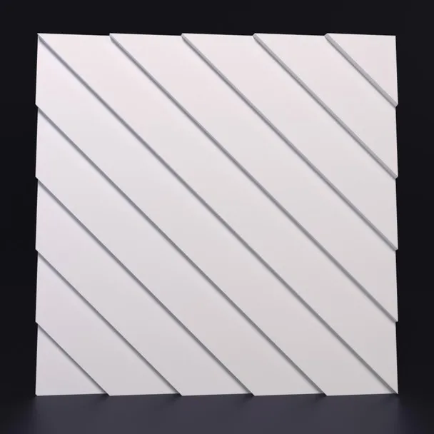 Рейка диагональная 3д панель