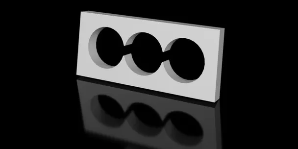 Подрозетник из гипса 23х9