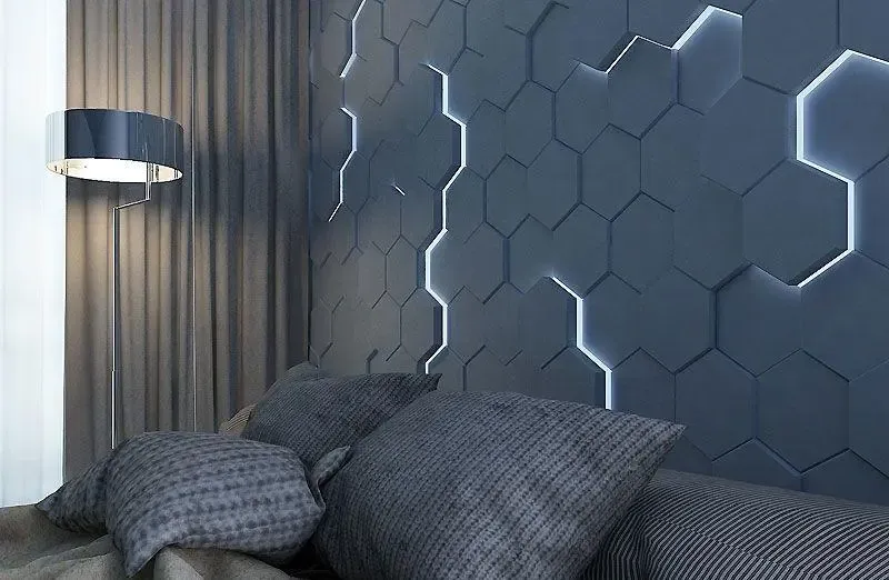 Соты световые 3Д панели LED