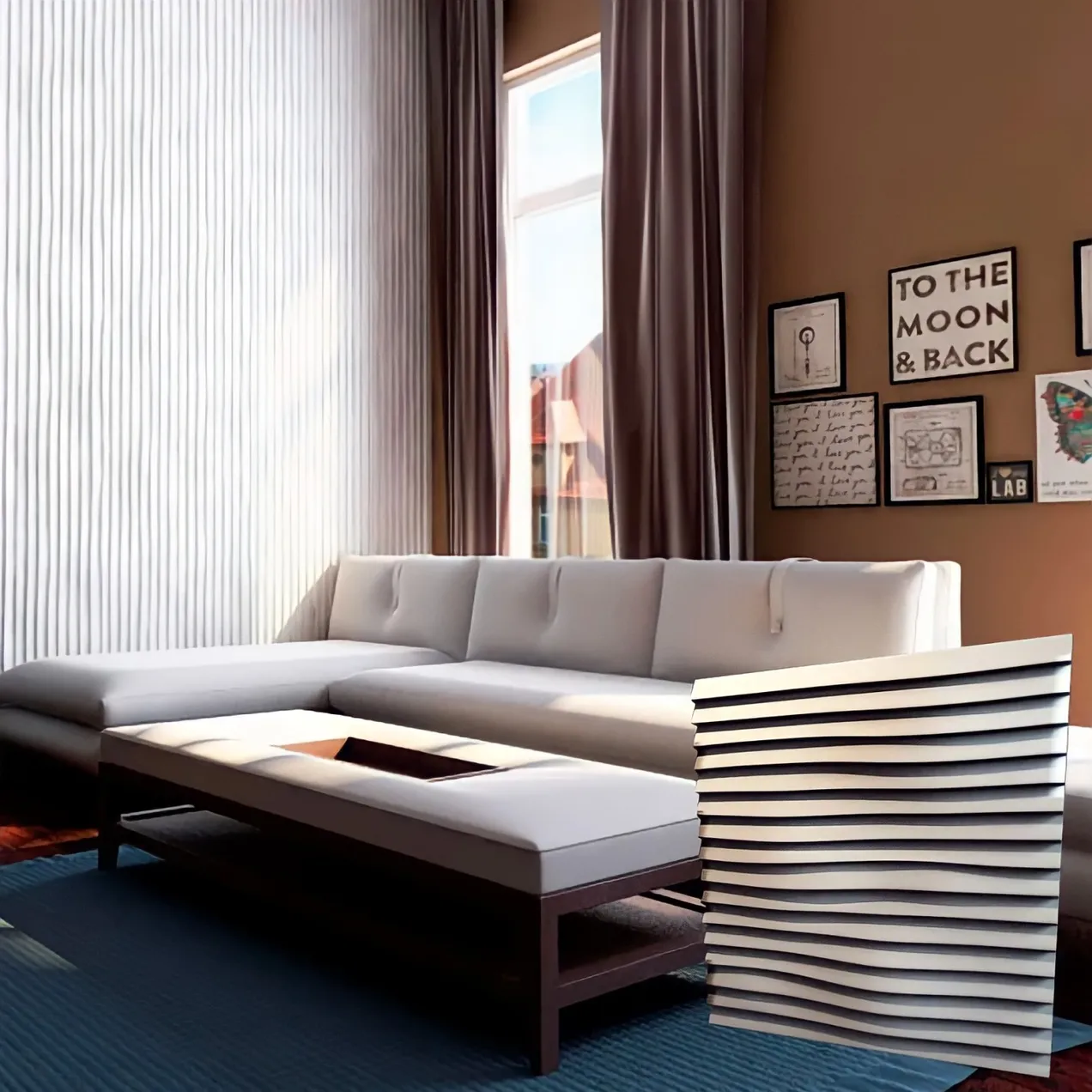 Линии - 3d панель